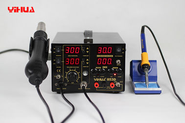 Controle de temperatura 3 de Digitas em 1 estação de solda com poder de 30V 5A