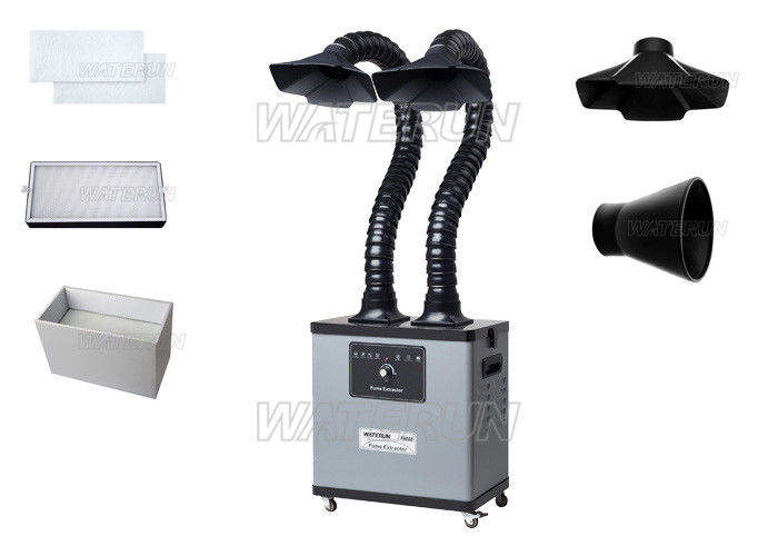 triplicar-se químico do extrator das emanações 200W filtra 110 - 220V 420 x 245 x 400mm